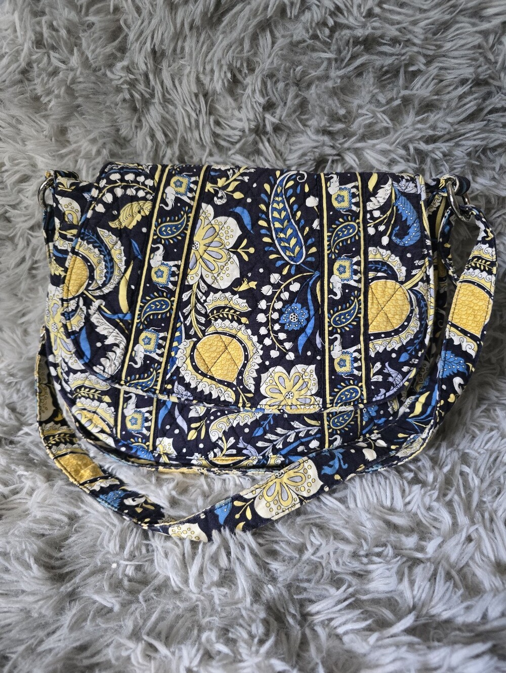 Vera Bradley "Ellie Blue" Lizzy Crossbody Bag